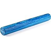 OPTP PRO-Roller Soft Density Foam Roller – Low Density Soft Foam Roller for Physical Therapy, Pilates, Yoga Foam Roll Exercises, and Muscle Recovery - Blue 36" x 4"