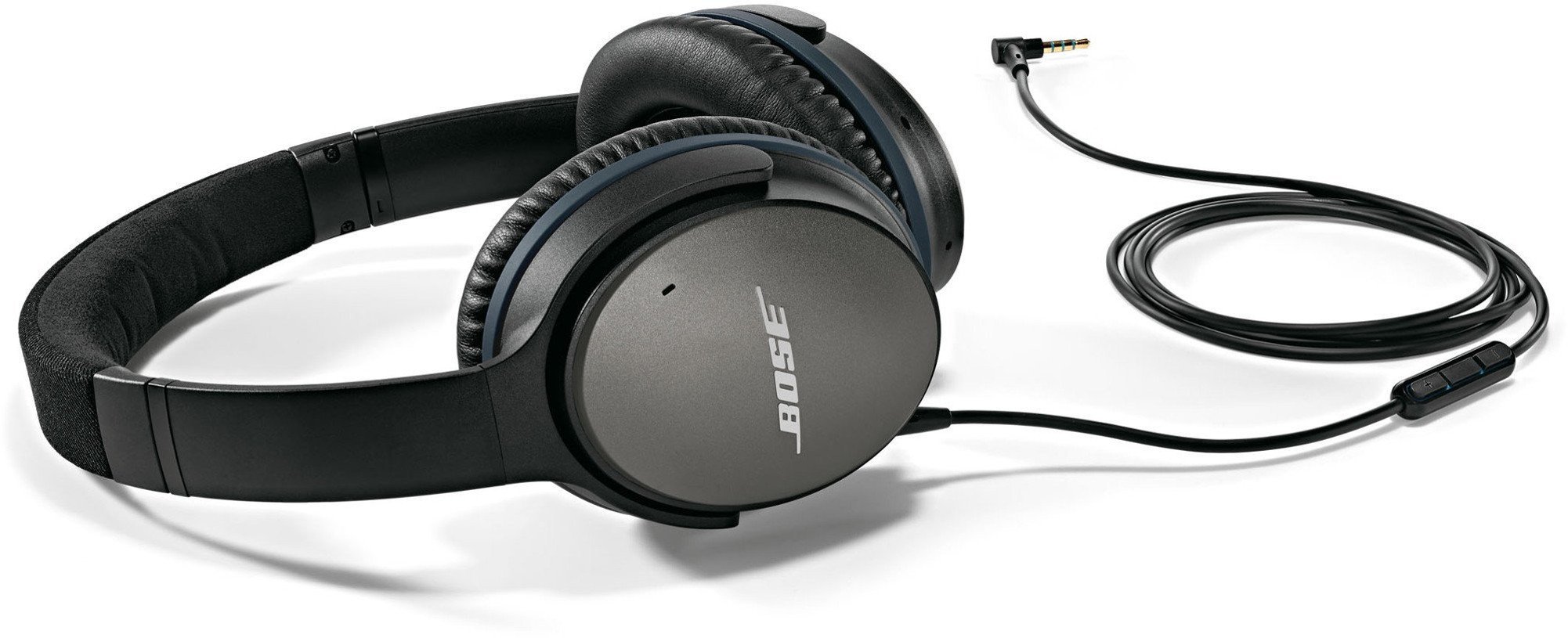 Photo 1 of Bose QuietComfort 25 Acoustic Noise Cancelling Headphones for Samsung and Android devices, Black (wired, 3.5mm) (Renewed)