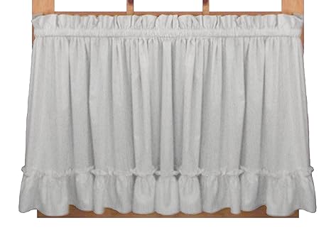 Stephanie Country Ruffle Tiers Curtains Pair 86 Inch By 45 Inch