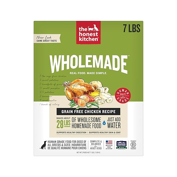 THE HONEST KITCHEN HUMAN GRADE WHOLEMADE™ DEHYDRATED GRAIN...
