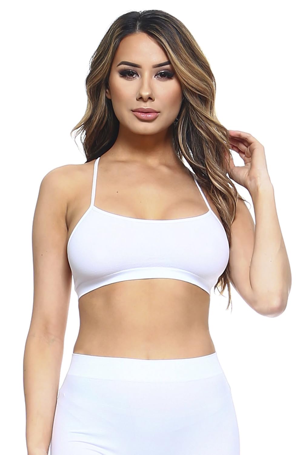ICONOFLASH BRA レディース Small / Medium ホワイト B07D1C9GHD