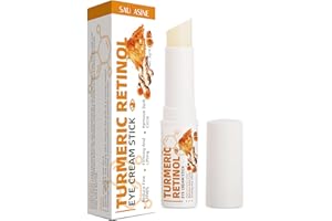 PAMINIFY Turmeric Retinol Eye Stick,Eye Balm Stick Hydrating for Dark Circle,Wrinkles,Visible Results in 3-4 Weeks,Anti Aging Under Eye,Retinol Eye Cream For Puffiness and Bags Reduces Fine Lines