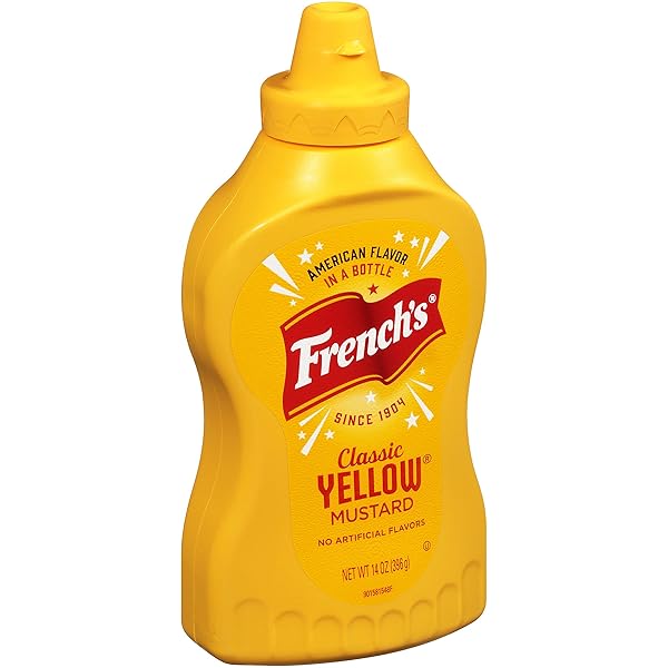 FRENCH’S CLASSIC YELLOW MUSTARD, 14 OZ