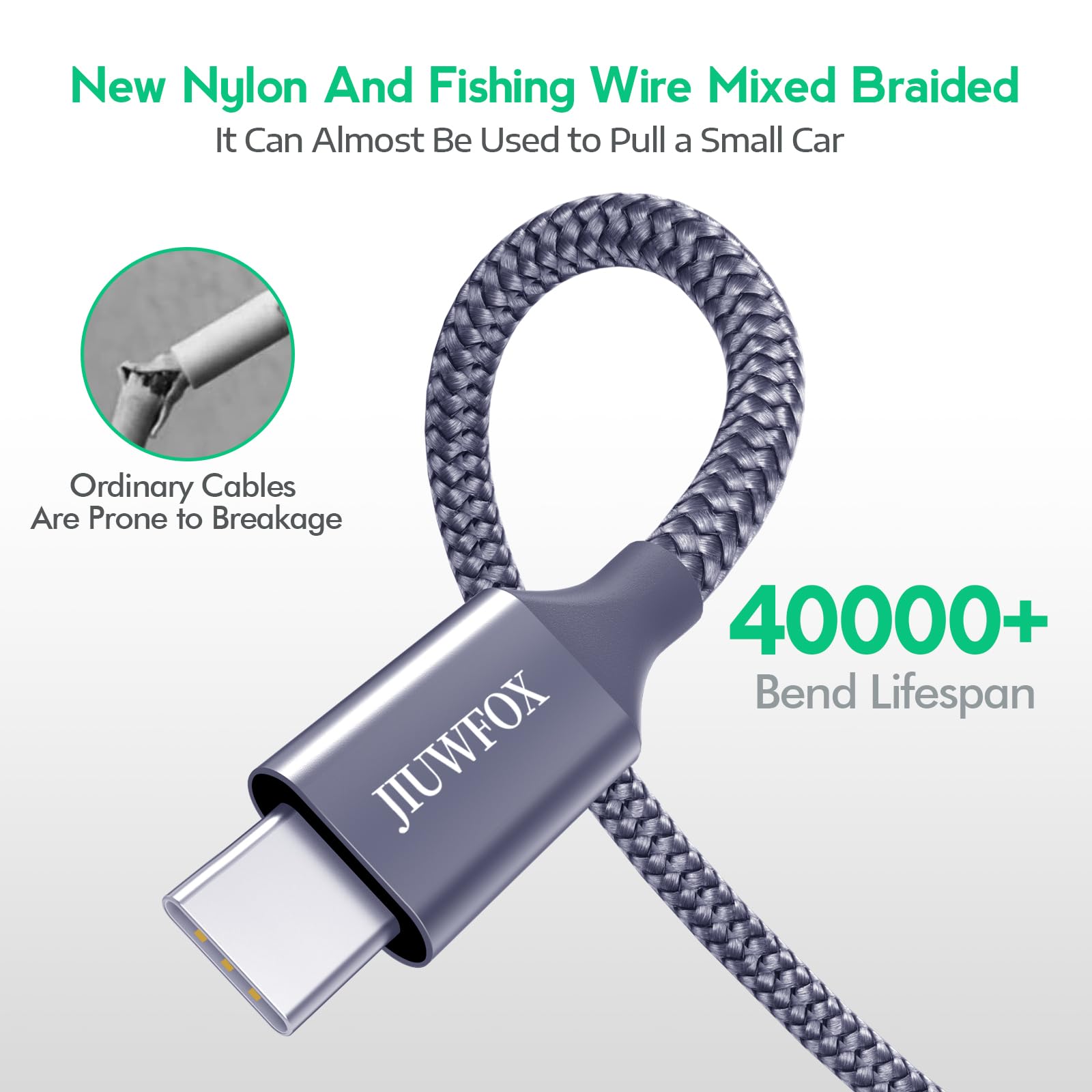 USB to USB C Cable, (5-Pack, 3/3/6/6/10 ft) Type C Charger Cord Fast Charging for iPhone Air 17 16 Pro Max, Galaxy S25 S24 S23 A15 A16 A25 A26 A35 A36 A55 A56, Moto, Pixel and More