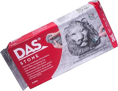 DAS Stone 1kg Air Hardening Modelling Clay Non Bake Ready to Use