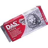 DAS Air-Hardening Modeling Clay - Stone Air Dry Clay 2.2lb Block - Pliable Air Clay for Sculpting and Coating - Introductory Air Dry Modeling Clay for All Ages - Molding Clay for Sculpting and More