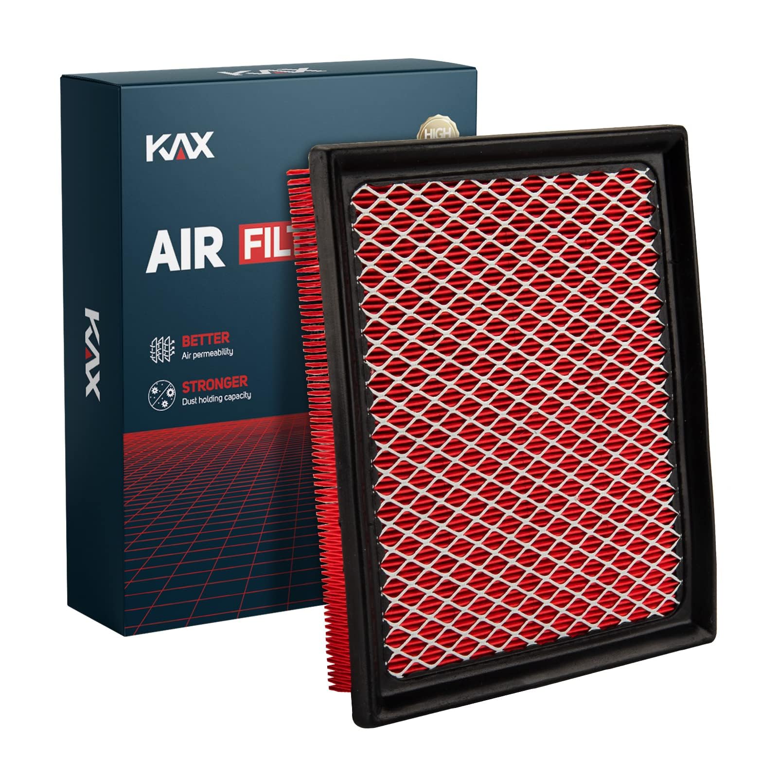 Photo 1 of KAX Premium Engine Air Filter, GAF071 (CA10741) Replacement for Toyota Prius 2010-2015, RAV4 Hybrid 2016-2018, CT200h 2011-2017, Lexus NX300h 2015-2021, 200% Longer Life