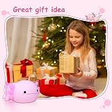 Ammonite Axolotl Night Light Soft Silicone LED Touch Lamp Kids Baby Room view 7