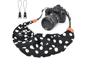 LIFEMATE Camera Strap for Photographers - Universal Crossbody Shoulder Neck Strap Scarf Camera Strap for All DSLR