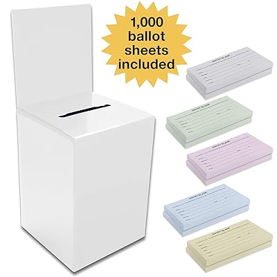 Large Ballot Box for Charity, Raffles, Contests, and Philippines | Ubuy