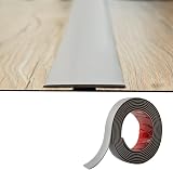 Zayejod PVC Floor Transition Strip 2mm Thick 5cm Wide 2M Grey Self Adhesive