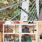 ASelected 12pk Bungee Cords 12" Black Heavy Duty Rubber Metal Hooks UV Resistant view 6