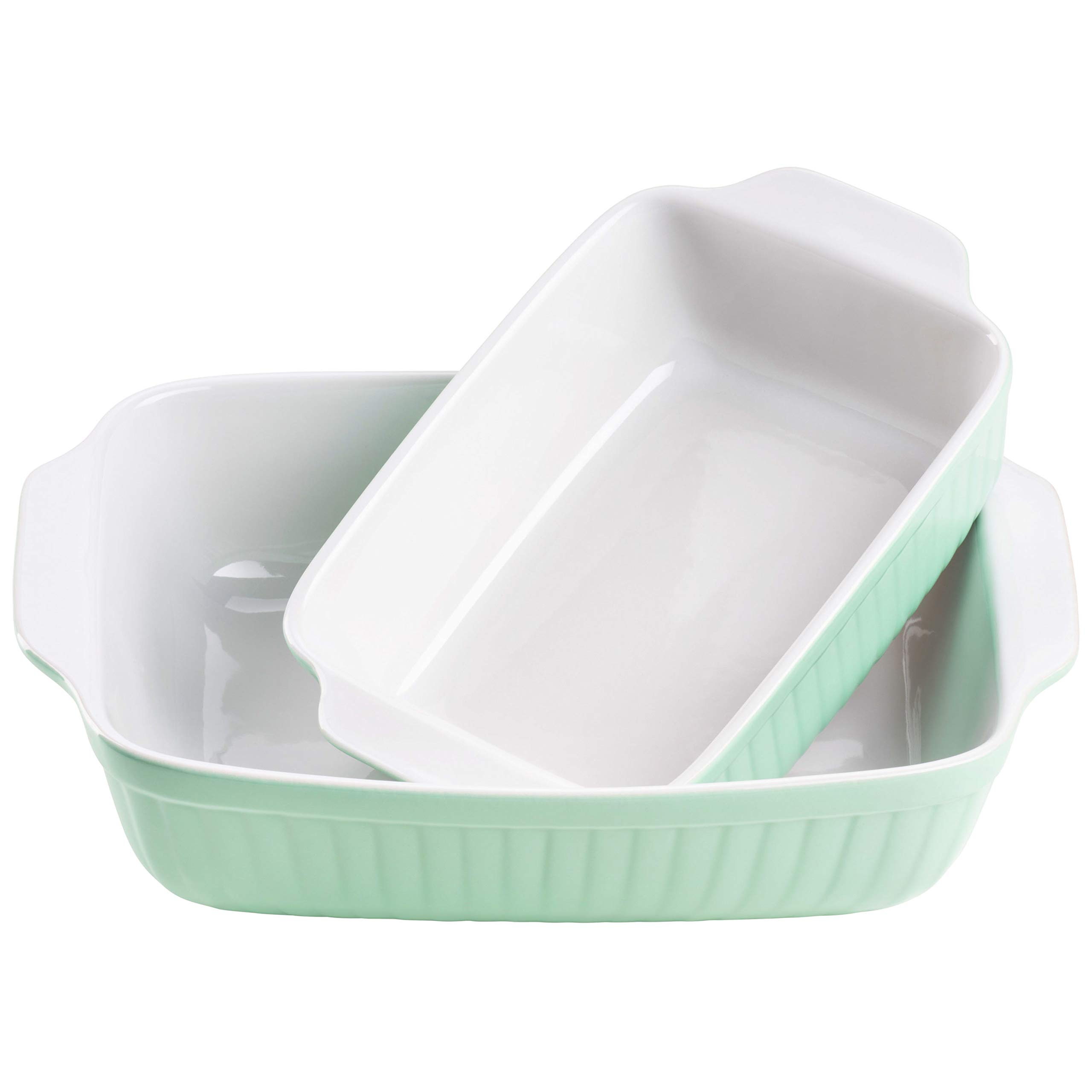 Mäser, Kitchen Time Series, Rectangular Pie Dish, 2 Piece Cake Tin, Baking Set in Green
