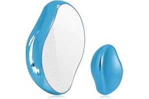 hoyesch Crystal Hair Eraser for Women and Men, Reusable Crystal Hair Remover Magic Painless Exfoliation Hair Removal Tool, Magic Hair Eraser for Back Arms Legs (Blue)