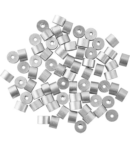 5/16" Aluminum Swage Sleeves For Wire Rope - Choose Your Pack Size (10, 20, 50, 100, 200)