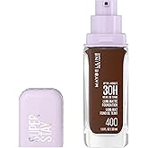 Maybelline Super Stay Lumi-Matte Foundation, Lightweight and Buildable Full Coverage Foundation Makeup For Up To 30HR Wear, 400, 1 Count
