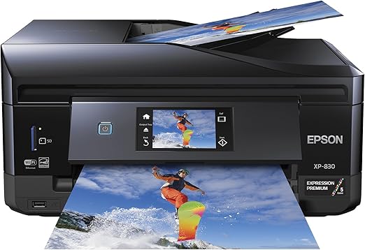 epson xp 830 wireless setup