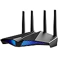 ASUS AX5400 WiFi 6 Gaming Router (RT-AX82U) - Dual Band Gigabit Wireless Internet Router, AURA RGB, Gaming & Streaming, AiMes
