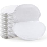 OTTOLIVES Armpit Sweat Pads Underarm Hyperhidrosis [100 PCS] for Men Women | PREMIUM QUALITY Non Visible, Extra Adhesive, Disposable Dress Guards/Shields, Non Sweat Armpit Protection