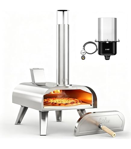 Amazon.com: ECOWELL 12 inch Gas Pizza Oven Outdoor Propane