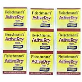 Fleischmann's Yeast, Active, Dry, 0.75-Ounce Packet (Pack of 9)