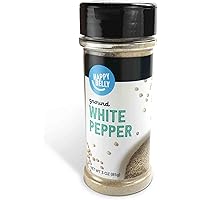 Amazon Brand - Happy Belly White Pepper Ground, 3 Oz