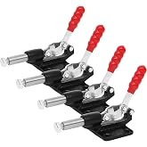 4 PCS Push Pull Adjustable Toggle Clamp, Quick Release Hand Tool for Woodworking, 500Lbs Holding Capacity Toggle Latch, GH-305C Stroke Clamp for Welding, 32MM