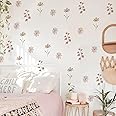 YouRfocus Daisy Wall Decals | 84 PCS Boho Flower Stickers for Girls' Rooms, Playrooms, and Nurseries | Dual Layer Print for H