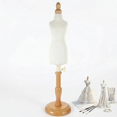 Ciieeo Clothing Cropped Mannequin Small Dress Form Display Stand