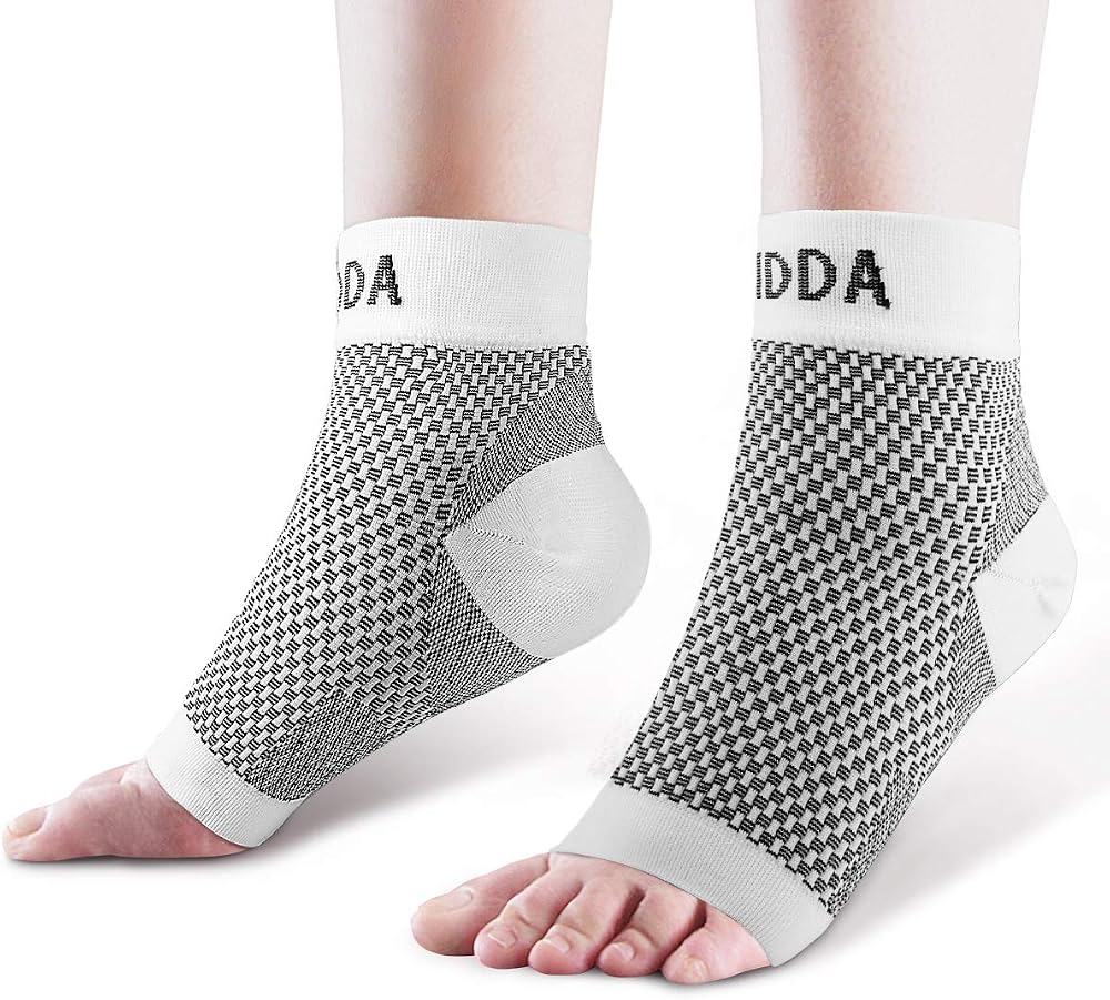 AVIDDA Ankle Support Brace 2 Pack White Men Women Size M