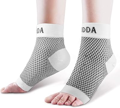 AVIDDA Ankle Support Brace 2 Pack White Men Women Size M