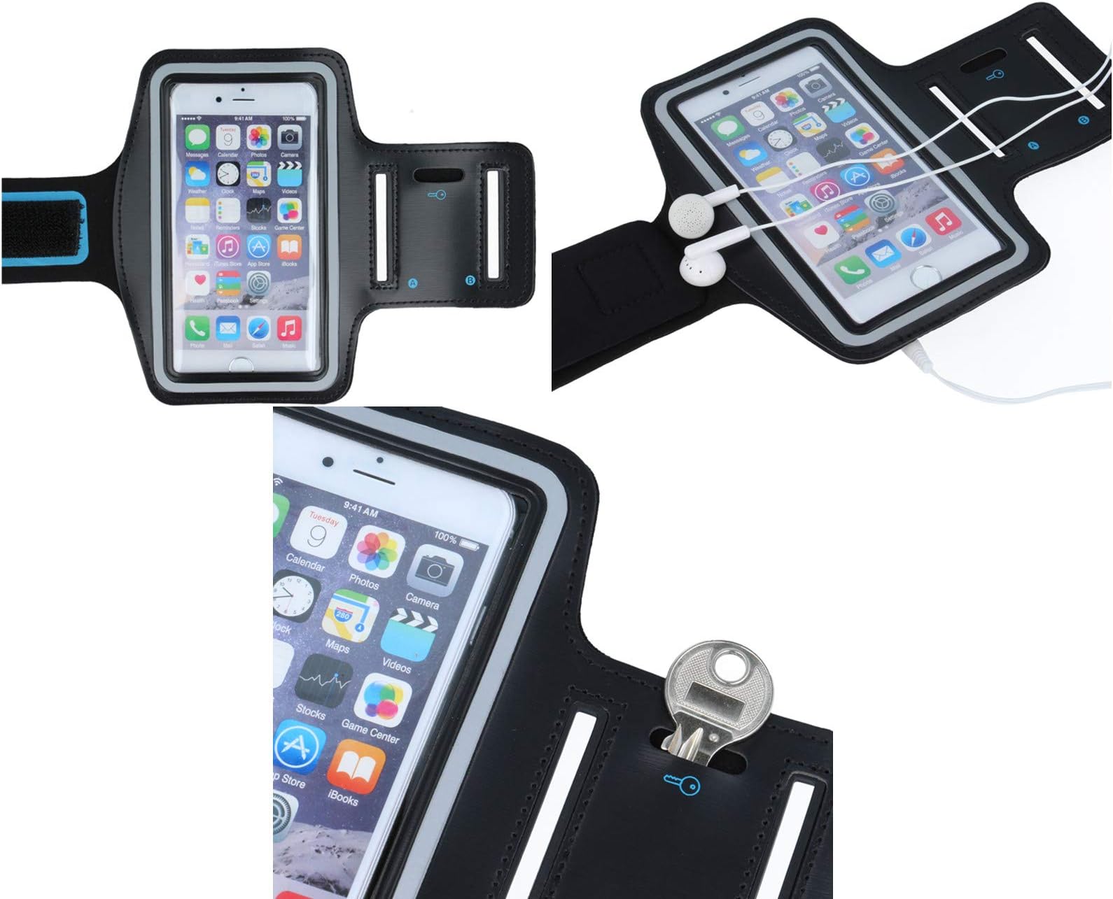 andyhandyshop Armband Case for Umidigi Crystal Sports Fitness Workout Sport Gym Running Jogging