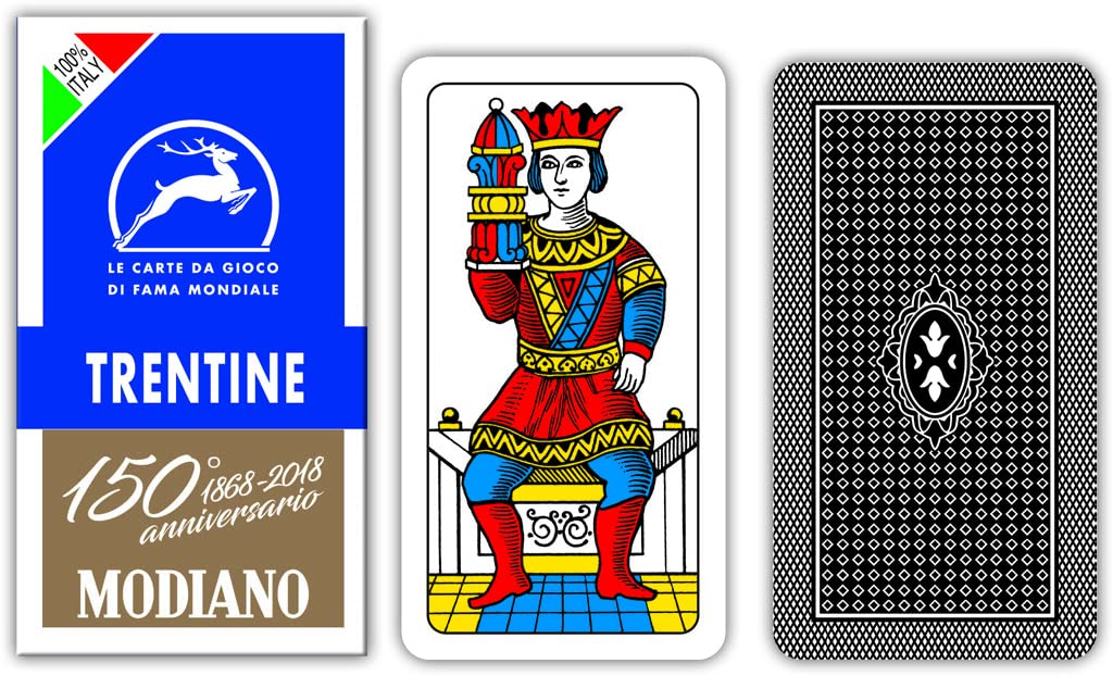 Modiano Trentine regional playing cards 150th anniversary