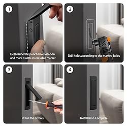 Malimali Pocket Door Lock and Edge Pull Set, Pocket