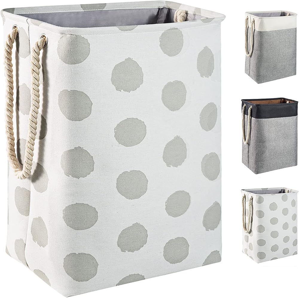 BrilliantJo 78L Large Collapsible Laundry Basket with Handles 60x42x31 cm