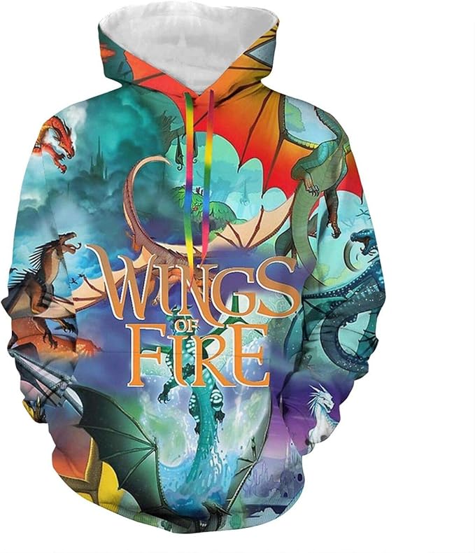 Venawy Wings of Fire Unisex 3D Print Couple Hoodie Women Men Hooded