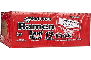 Maruchan Ramen Noodle Soup Beef Flavor, 3 oz, 12 ct by N/A