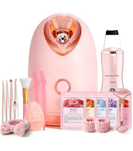 Amazon.com: Pjordo Facial Steamer Spa Kit with 17 Skin Care Tools