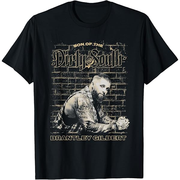 T-shirt Concert Brantley Gilbert 2012 - Taille L, 100% Coton, Occasion En Excellent état