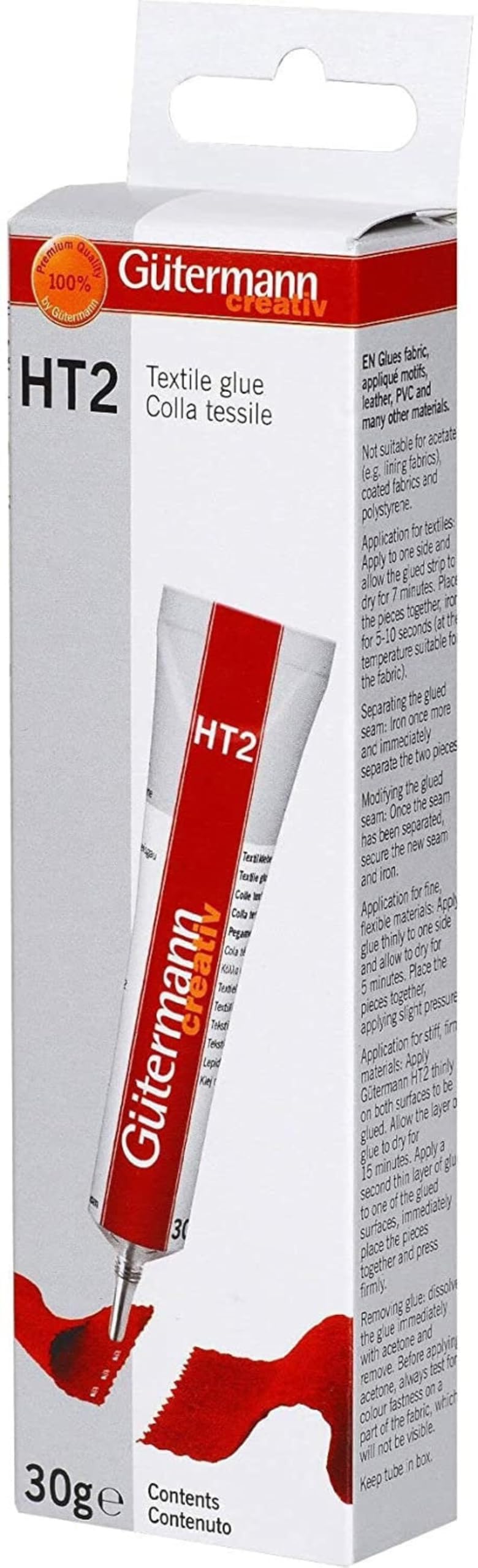 BAENDER24 Gütermann HT2 Fabric Glue 30 g