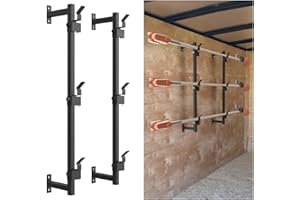 ELITEWILL Weed Eater Racks for Enclosed Trailer Trimmer Rack Weedeater Rack for Trailer Landscape Truck Holder Lawn Equipment