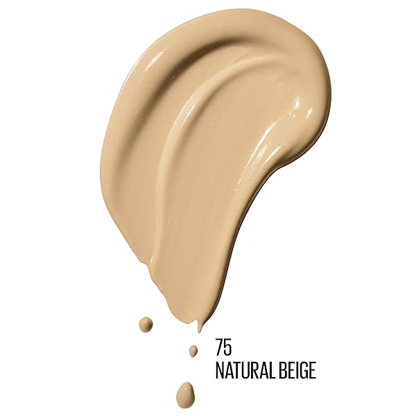 MAYBELLINE DREAM RADIANT LIQUID MEDIUM COVERAGE HYDRATING MAKEUP, LIGHTWEIGHT LIQUID FOUNDATION, NATURAL BEIGE, 1 COUNT