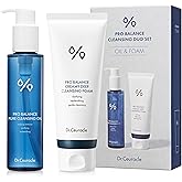 Dr.Ceuracle Pro Balance Cleanser Duo Set (Cleansing Oil & Cleansing Foam) - Hydrating pH Balanced Daily Facial Wash for All Skin Types, Korean Skincare Gift Set