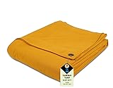 Zuperia 1 Pack Canvas Tarp 6' x 8' ft, 12Oz, with