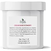 cocojojo CREAM BASE ECONOMY - RICH BASE CREAM FOR COSMETICS, MADE WITH VITAMINS AND COSMETIC GRADE OILS, MOSTLY VEGAN, GENTLE AND HYDRATING - 1 LB