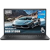 Dell Inspiron 15 Touchscreen Laptop for Business and Students, 15.6" FHD 120Hz Display, Intel Core i5-1334U, 8GB DDR4 RAM, 51