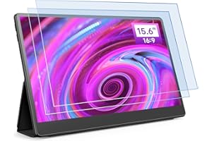 ANTOGOO V 2 Pack 15.6-inch Protable Monitor Anti Blue Light Screen Protector, Eye Protector Anti Smudge Anti Glare Screen Protector for 15.6’’ with 16:9 Aspect Ratio Laptop