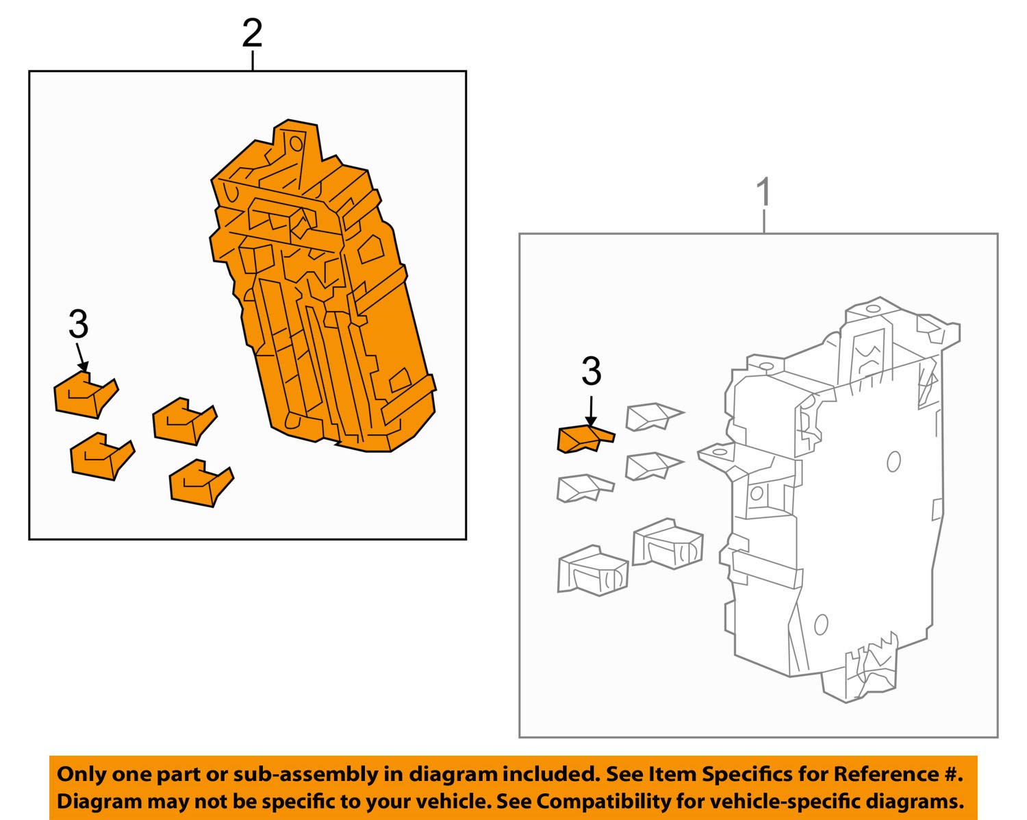 Amazon.com: Genuine Honda 38200-TP6-A11 Driver Fuse Box Assembly: Automotive