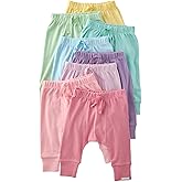 Butterblu Unisex-Baby Jordan 8-Pack Jogger Pants 100% Organic Cotton Bottoms for Boys & Girls