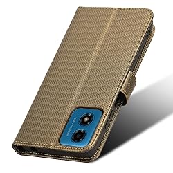 Elubugod Compatible with Motorola Moto G24 Leather